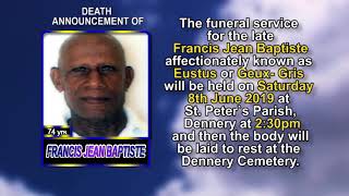 Francis Jean Baptiste short