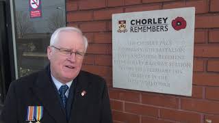 Chorley Pals Plaque Unveiled At Chorley Railway Station