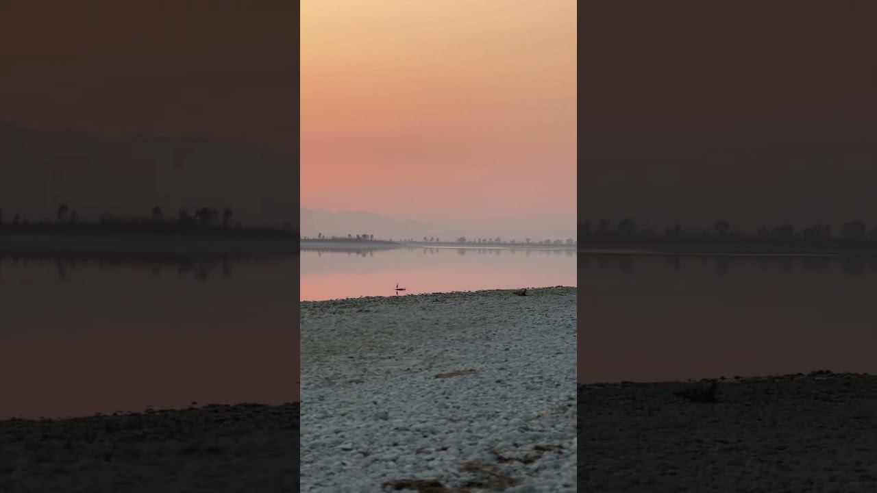 Indus River sunset view