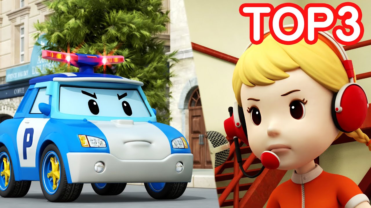 ジンの不思議なツール ロボカーポリートップ３ 子供向けアニメ ロボカーポリー テレビ Youtube