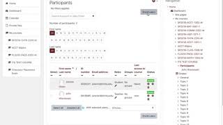 How to Enroll a student in a class manually.