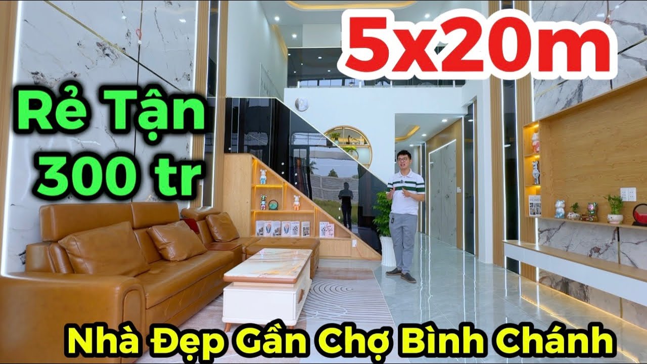 👉✅NHÀ MỚI ĐẸP ĐÓN TẾT 5x20m Hoàn Công Sẵn - Rẻ Đẹp Hơn 400 triệu Thị Trường -Nhà QL1A Chợ Bình Chánh
