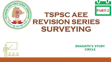 TSPSC AEE REVISION SERIES | SURVEYING PART-2 | PRACTICE QUESTIONS | AEE |AE | CIVIL ENGINEERING