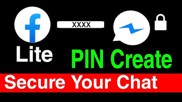 How to create PIN in Messanger Chat? | Messanger Chat PIN Generate 2024 | Available on Facebook Lite