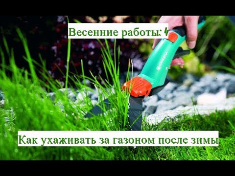 Весенние работы: #4 Как ухаживать за газоном после зимы