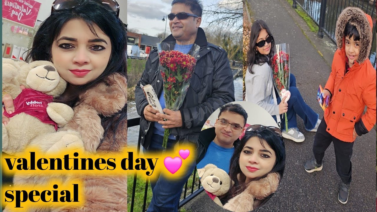 Kese celebrat kiya humne valentines day ,,kaha gye hum,celebration with family in London 