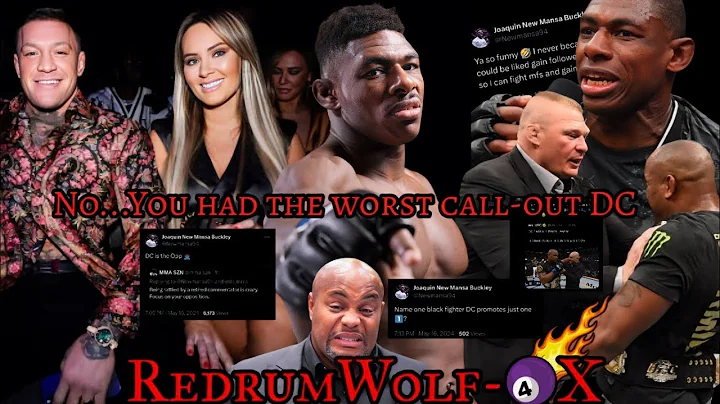 Joaquin Buckley Gets Worse, Says DC Had The Worst Call-Out In MMA History, Takes DC's Black Card 😂