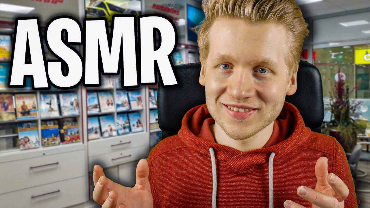 ASMR - Reisebüro-Mitarbeiter plant deinen Urlaub! (Roleplay)
