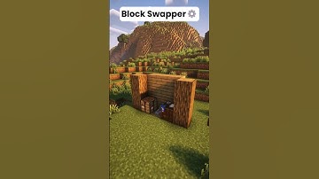 Minecraft: Block Swapper ⚙️ #shorts #minecraft