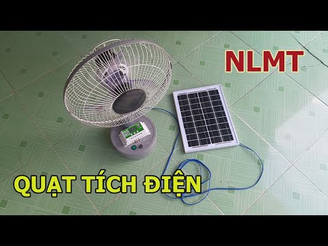 Video Chế Quạt Tích Điện Năng Lượng Mặt Trời 12V - Không Lo... - youtube
