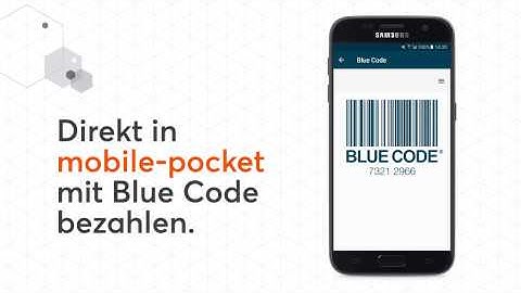 Blue Code Zahlung in mobile-pocket