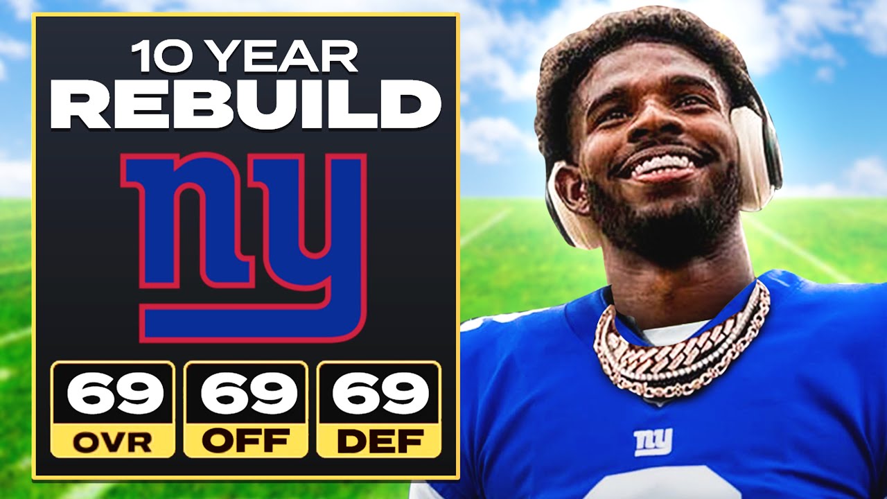 10 Year Rebuild of the WORST NFL Team...