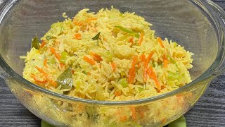 Vegetable Fried Rice in the Microwave