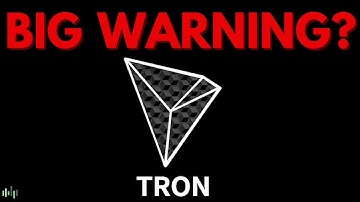 💎 TRON TRX Price Prediction - TRX Token Price Forms Bearish Pattern - Expect A TRON Price Crash?