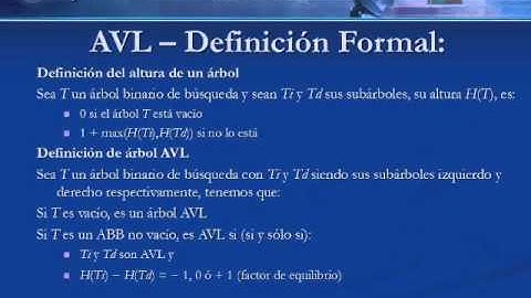 Estructura de Datos/ Arboles AVL