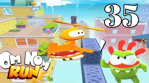 om nom run parkour - race - part 35 play game ( indroid, iOS) walk through @Tsafgameplay