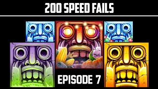 Temple Run 2 FUNNY FAILS 200 SPEED EP7 I Haunted Harvest,Spooky Summit,Sky,Frozen Shadows,Festival