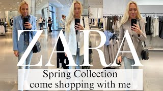 ZARA HAUL TRY ON SPRING COLLECTION COME SHOPPING WITH ME TO ZARA