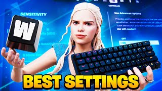 *NEW* Best Keyboard SETTINGS in Chapter 7 Season 3 + Sensitivity (Fortnite Tutorial)
