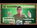 Learn Spanish Sentences with Si-Clauses: advanced (Imperfecto Subjuntivo + Condicional)