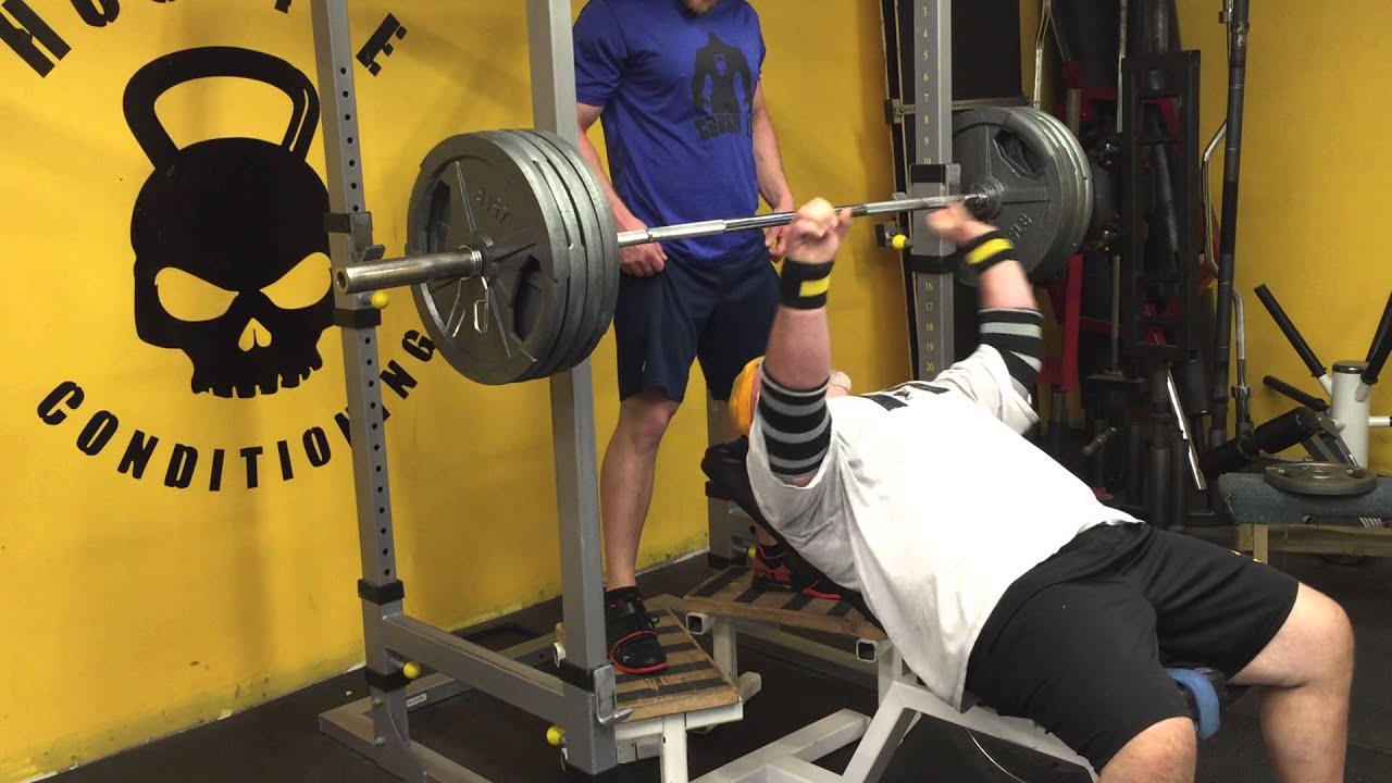405 Incline bench press - YouTube