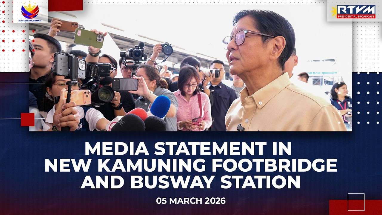 Media Statement at the New Kamuning Footbridge and Busway Station 03/05/2026