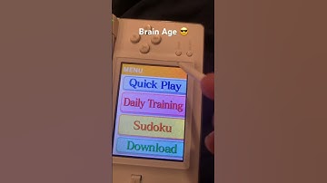 Brain age 😎 #funny #ds #nintendo #retro