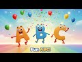"🎉 Fun ABC Song for Kids 🌈 Learn Alphabet A to Z with Dancing Letters 🎵"