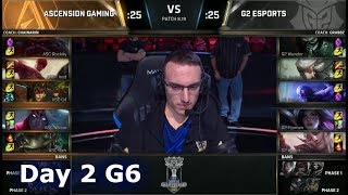 Asc Vs G2 Day 2 Play-In Stage S8 Lol Worlds 2018 Ascension Gaming Vs G2 Esports