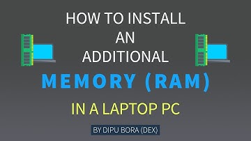 How to install an additional Memory (RAM) module in a Laptop PC (Lenovo G450)