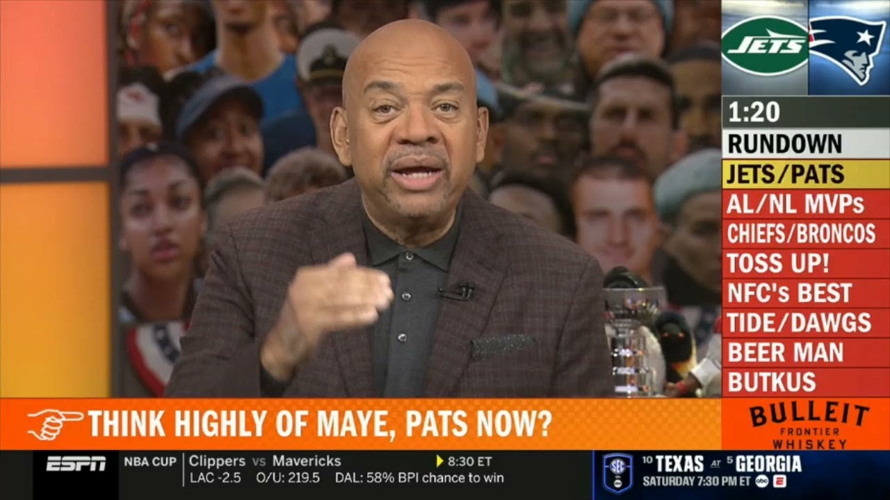 Pardon the Interruption | "Drake Maye is my MVP!" - Michael Wilbon on Patriots crush Jets 27-14
