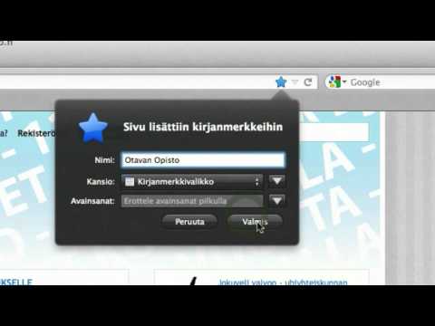 Video: Kuinka Siirtää Kirjanmerkkejä Operasta Mozillaan