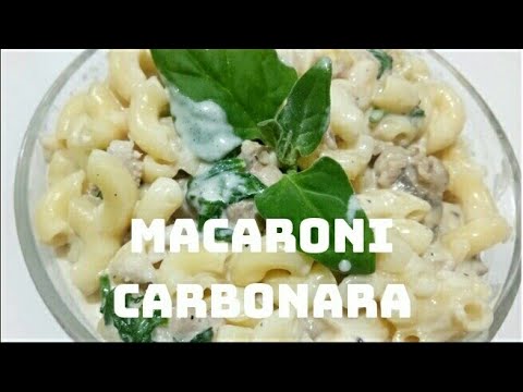 Macaroni carbonara