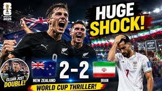 🚨 2026 World Cup Biggest Shock! Iran vs New Zealand 2-2 Thriller Highlights | Total Football Nexus