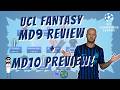 #uclfantasy MD9 Review + MD10 Preview! - TOP 1.9K 🌏