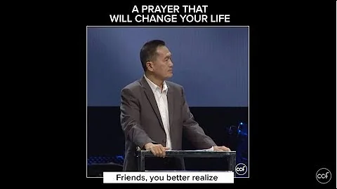 A Prayer That Will Change Your Life - Peter Tanchi - Profiles of Prayer Snippets