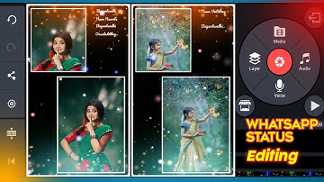 Trending New Lyrical Whatsapp Status Video Editing with Photos in Kinemaster Telugu 2021 || Bobby