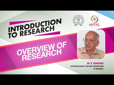 Overview of research