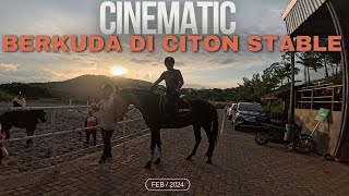CINEMATIC BERKUDA DI CITON STABLE CIANJUR, MEMACU KUDA DENGAN VIEW MEMPESONA
