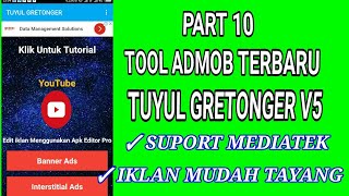 Part 10 admob Tool Terbaru Tuyul Gretonger V5 screenshot 4