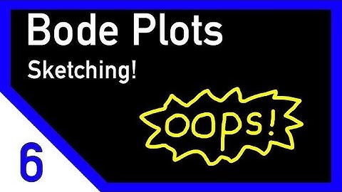 CORRECTION: Bode Plots by Hand Part 6: Complex Poles or Zeros | Control Systems Engineering