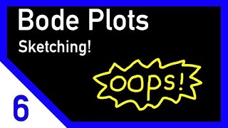 CORRECTION: Bode Plots by Hand Part 6: Complex Poles or Zeros | Control Systems Engineering