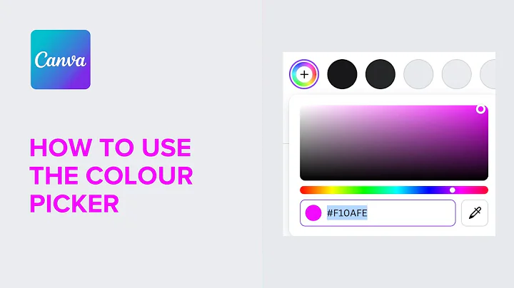 Canva - How To Use The Colour Picker Tool