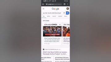 Ap inter results in 2020 how to check inter results in 2020