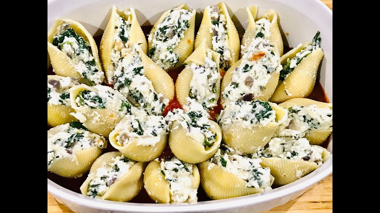 Stuffed Pasta Shells | Gayathiri