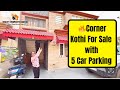 3bhkcorner independent house for sale  5 car parking 3 side open house  size 165 sq ydsresale