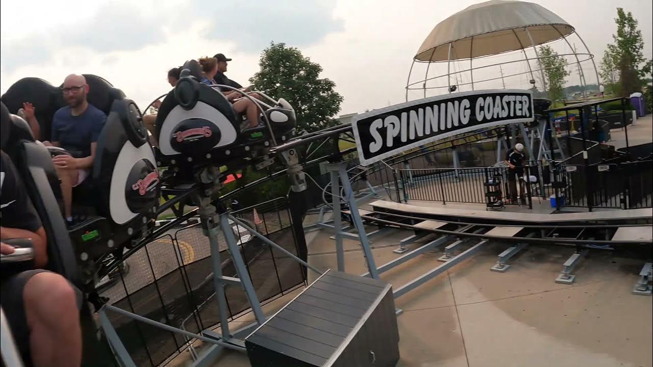 CJ Barrymore's Spinning coaster POV YouTube