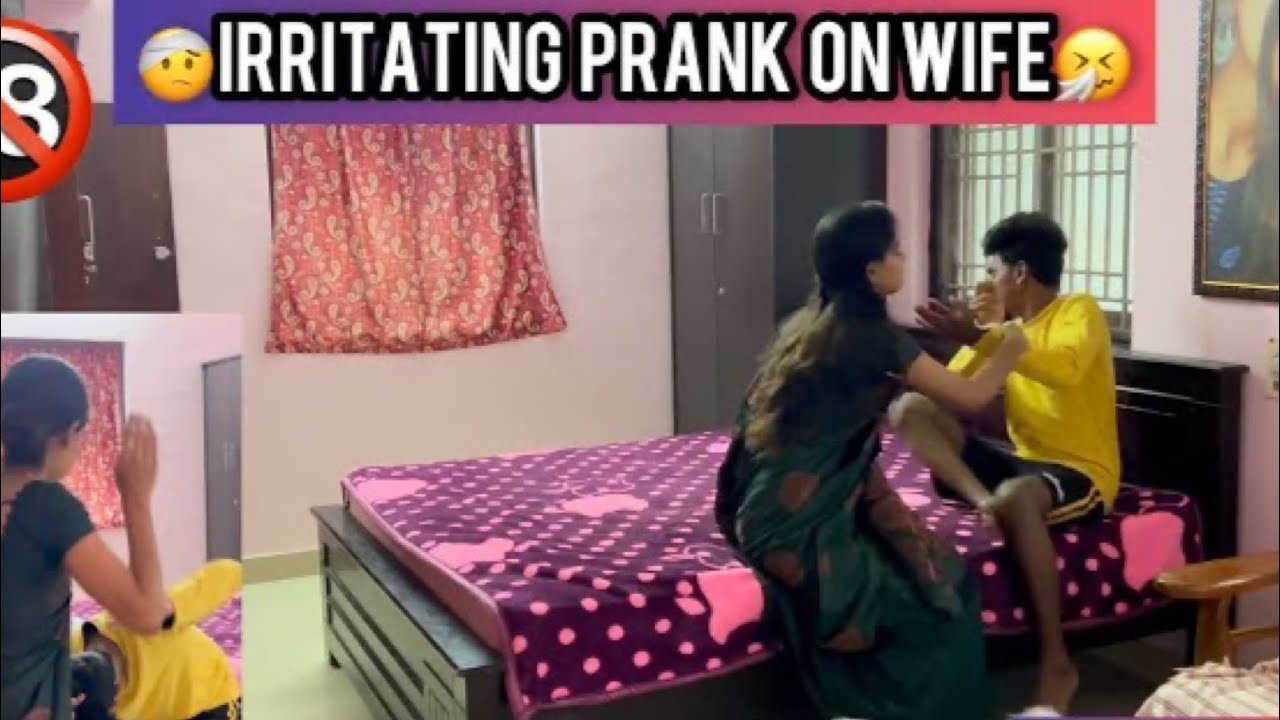 Irritating Prank On Wife 🤯 || Prank Gone Wrong 🔞🤕|| Prank On Wife