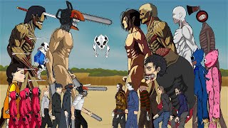Chainsaw Man, Demon Slayer VS , Katnaman, Darkness Devil, Sirenhead & More - Drawing Cartoon2