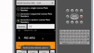 License Plate Generator Android Application.mp4 screenshot 1